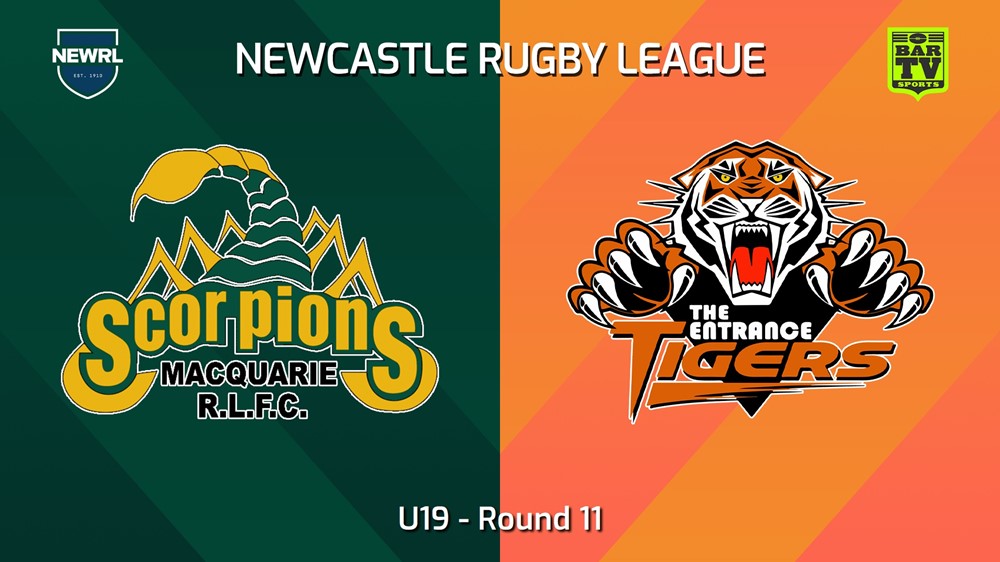 240630-video-Newcastle RL Round 11 - U19 - Macquarie Scorpions v The Entrance Tigers Minigame Slate Image