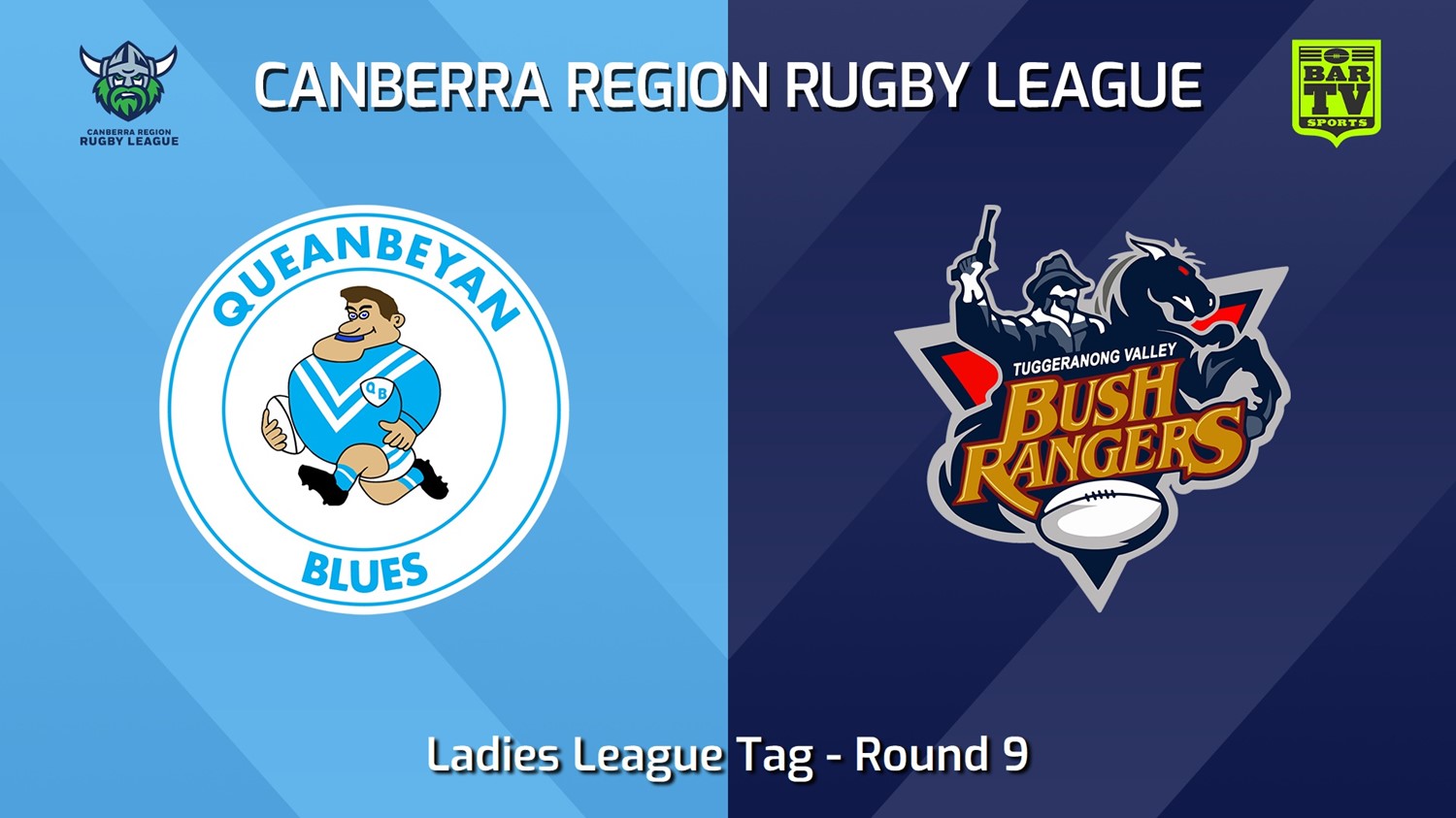 240601-video-Canberra Round 9 - Ladies League Tag - Queanbeyan Blues v Tuggeranong Bushrangers Slate Image