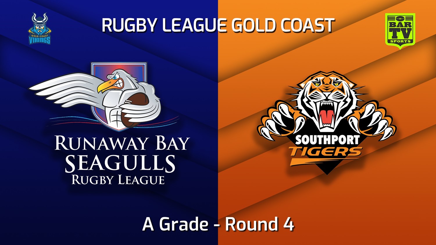 220424-Gold Coast Round 4 - A Grade - Runaway Bay Seagulls v Southport Tigers Minigame Slate Image