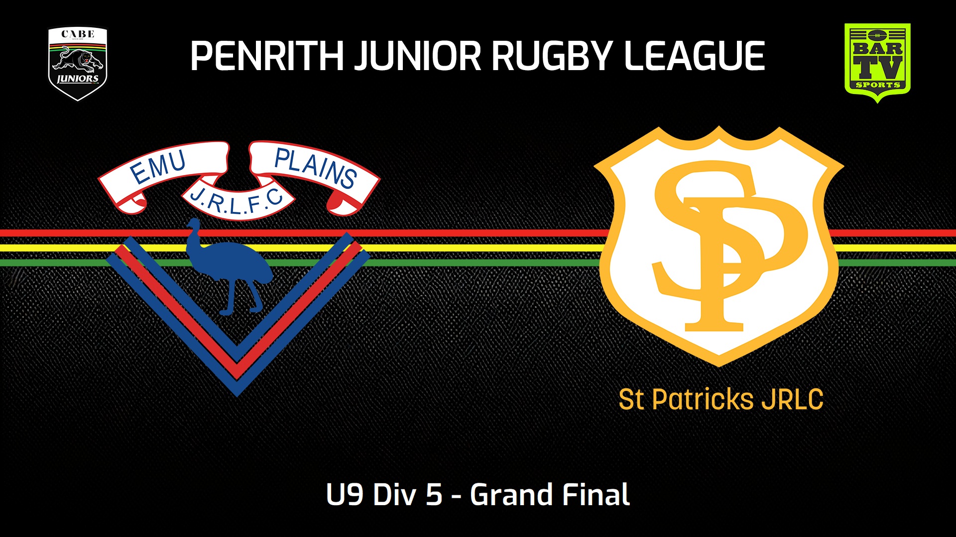 Penrith & District Junior Rugby League Grand Final U9 Div 5 Emu Plains RLFC v St Patricks
