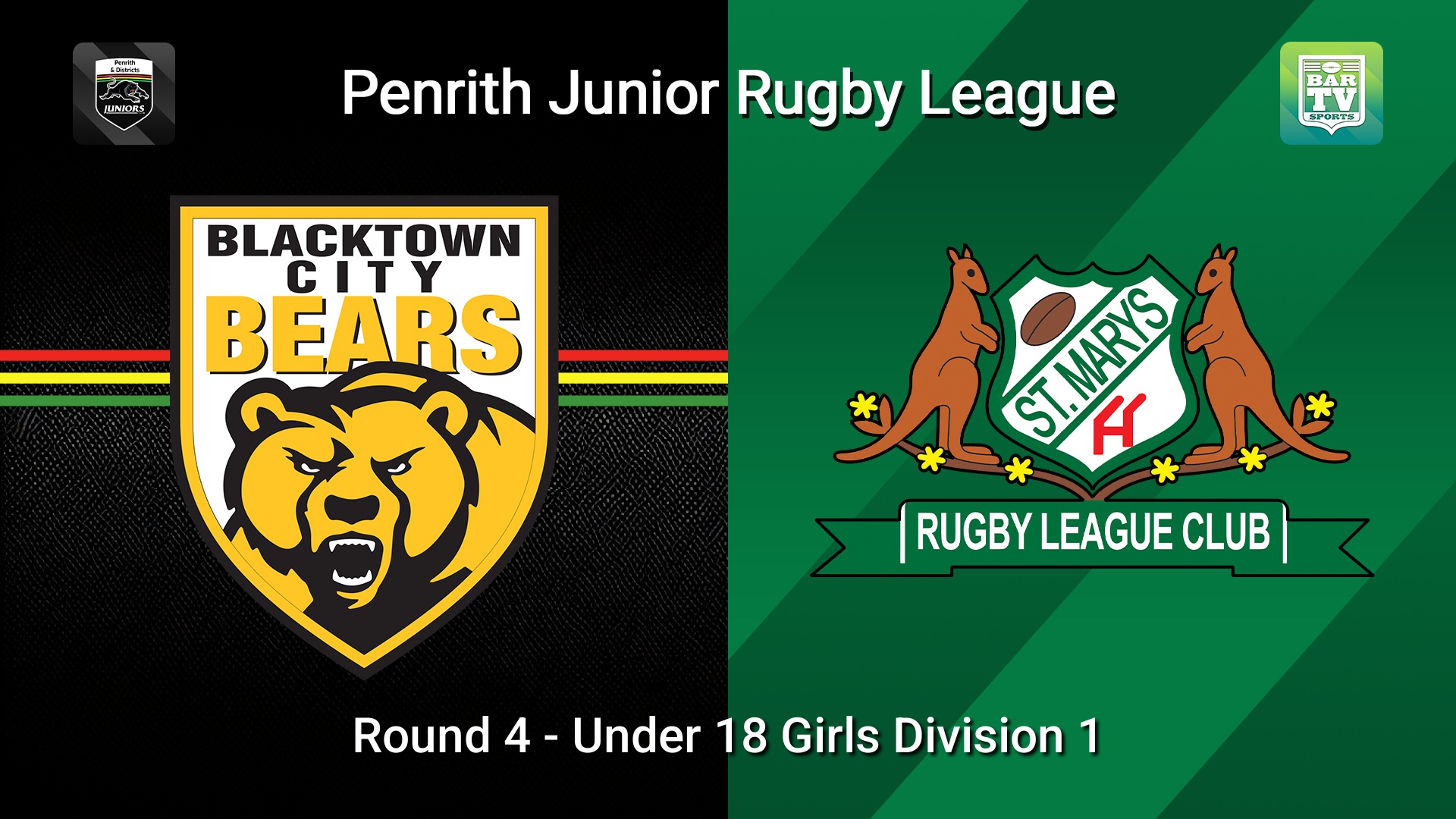 260516-video-Penrith & District Junior Rugby League Round 4 - Under 18 Girls Division 1 - Blacktown City v St Marys Slate Image