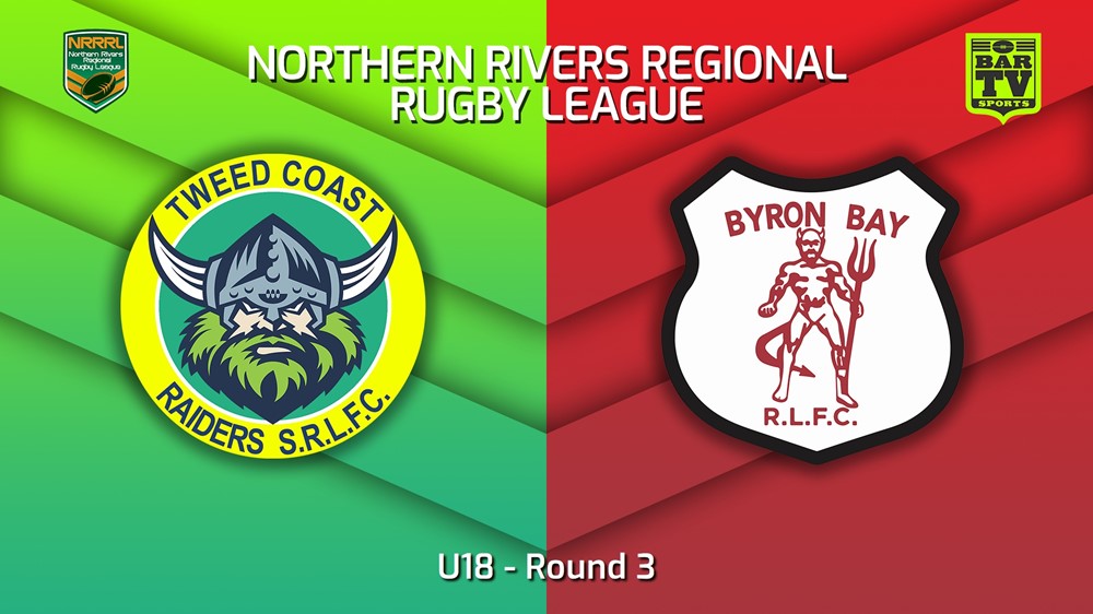 230430-Northern Rivers Round 3 - U18 - Tweed Coast Raiders v Byron Bay Red Devils Slate Image