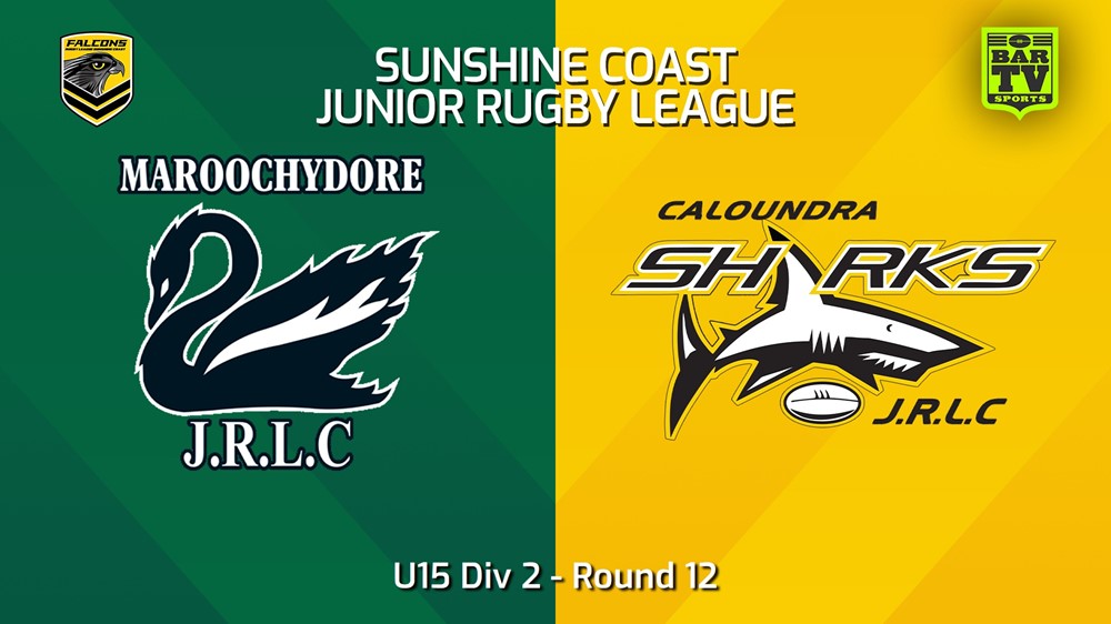 240621-video-Sunshine Coast Junior Rugby League Round 12 - U15 Div 2 - Maroochydore Swans JRL v Caloundra Sharks JRL Slate Image