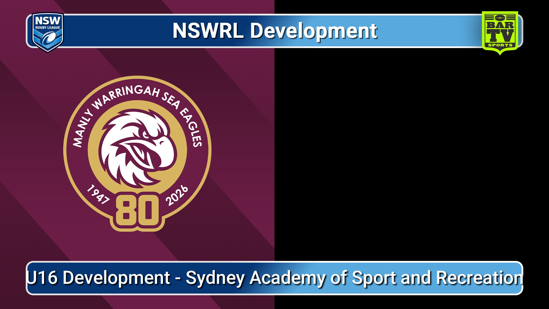 260215-video-NSWRL Development Trial Match - U16 Development - Manly Warringah Sea Eagles v North Sydney Brothers Slate Image