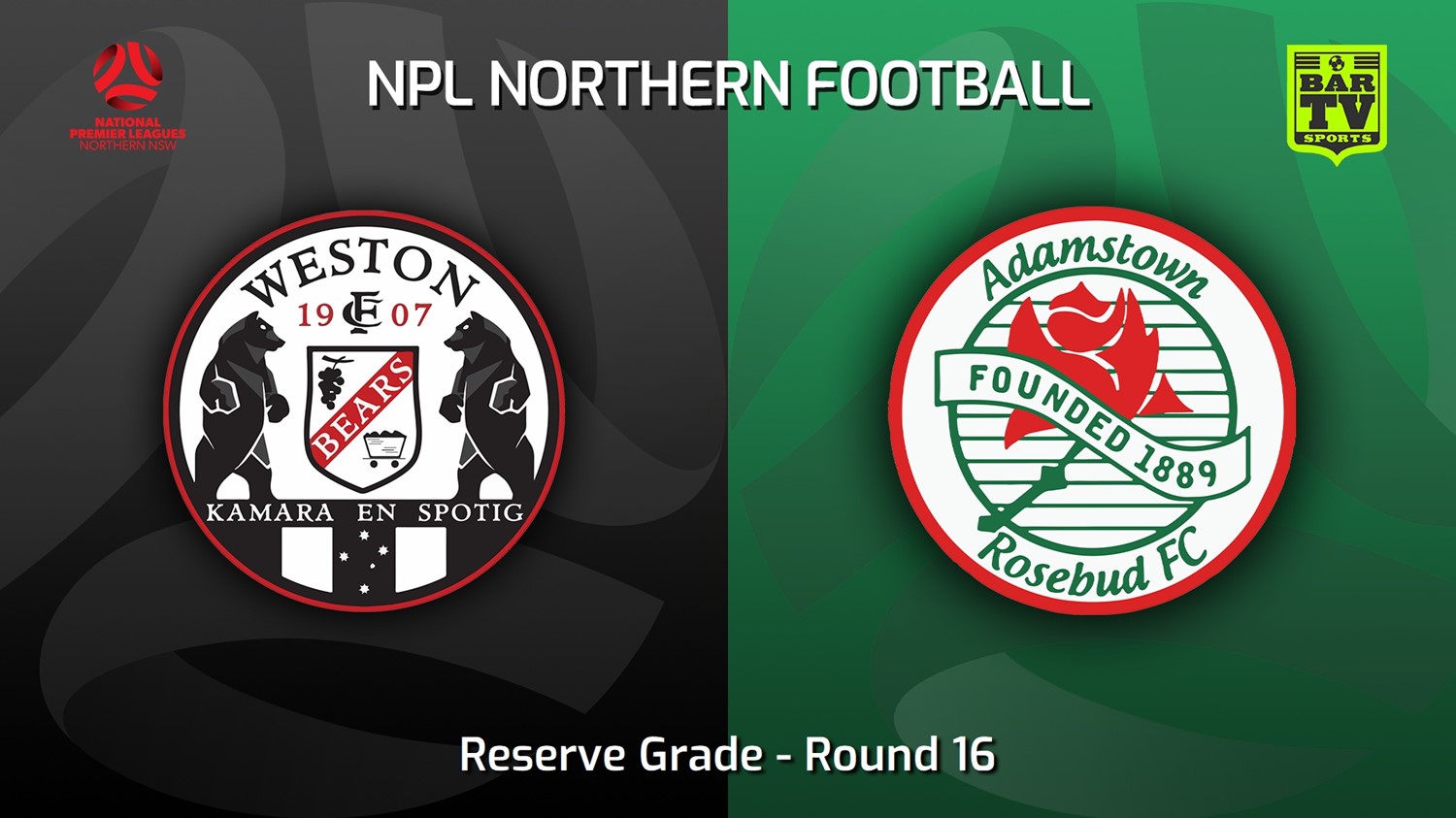 220626-NNSW NPLM Res Round 16 - Weston Workers FC Res v Adamstown Rosebud FC Res Minigame Slate Image