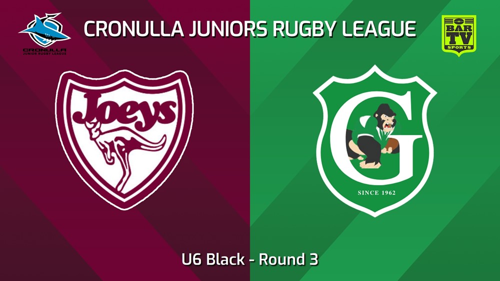 240629-video-Cronulla Juniors Round 3 - U6 Black - St Josephs v Gymea Gorillas Slate Image