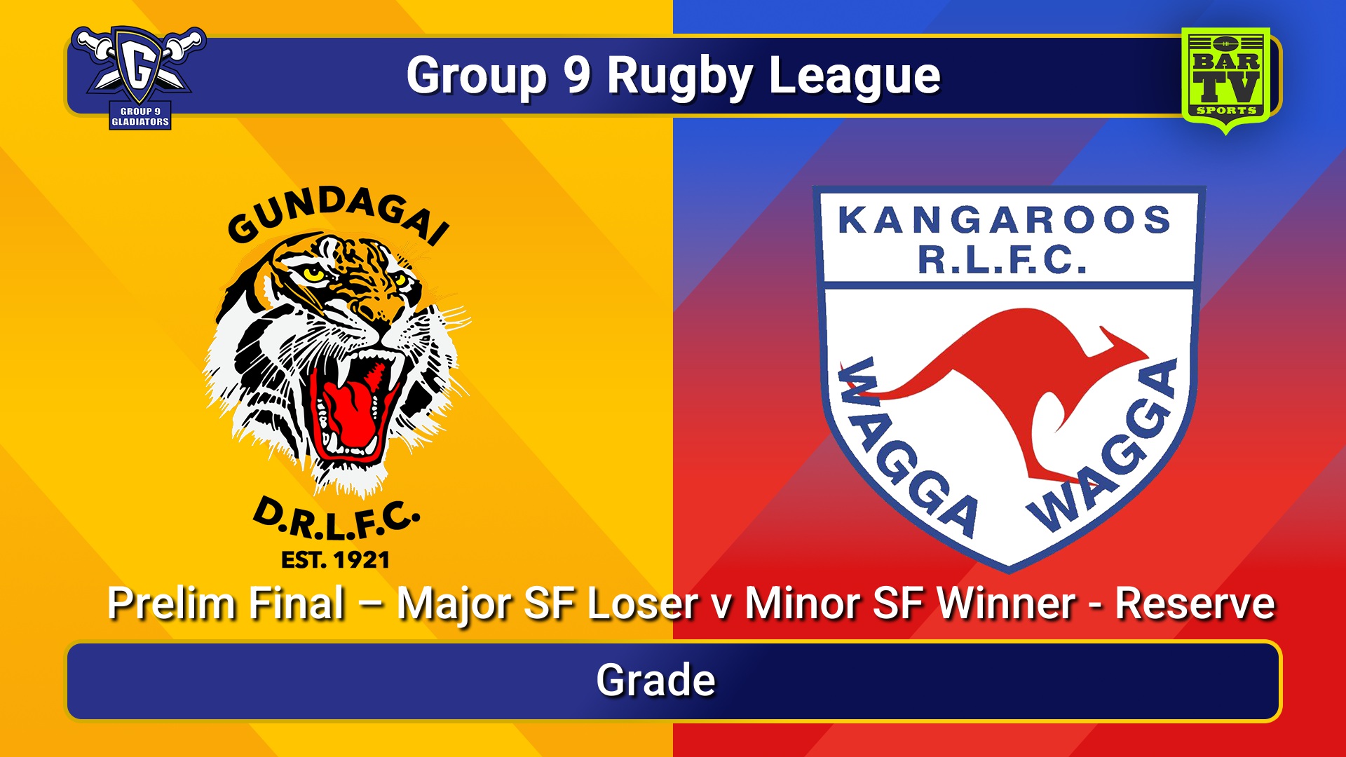 250914-video-Group 9 RL Prelim Final – Major SF Loser v Minor SF Winner - Reserve Grade - Gundagai Tigers v Wagga Kangaroos Minigame Slate Image