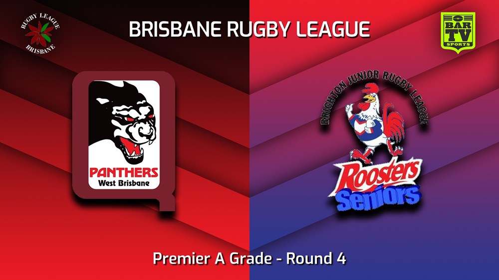230415-BRL Round 4 - Premier A Grade - West Brisbane Panthers v Brighton Roosters Slate Image
