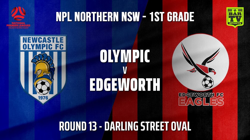 210704-NNSW NPL Round 13 - Newcastle Olympic v Edgeworth Eagles FC Slate Image