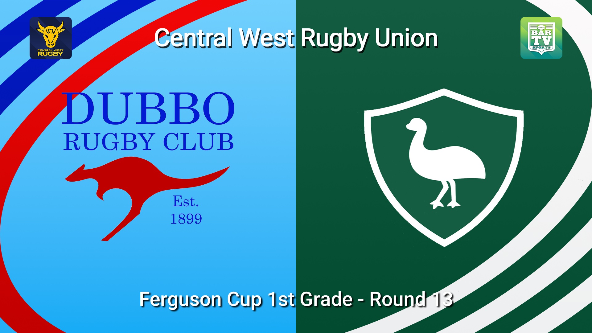 260801-video-Central West Rugby Round 13 - Ferguson Cup 1st Grade - Dubbo Roos v Orange Emus Slate Image