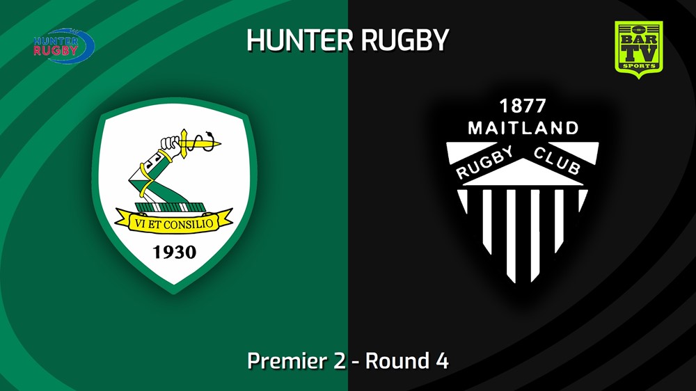 230506-Hunter Rugby Round 4 - Premier 2 - Merewether Carlton v Maitland Slate Image
