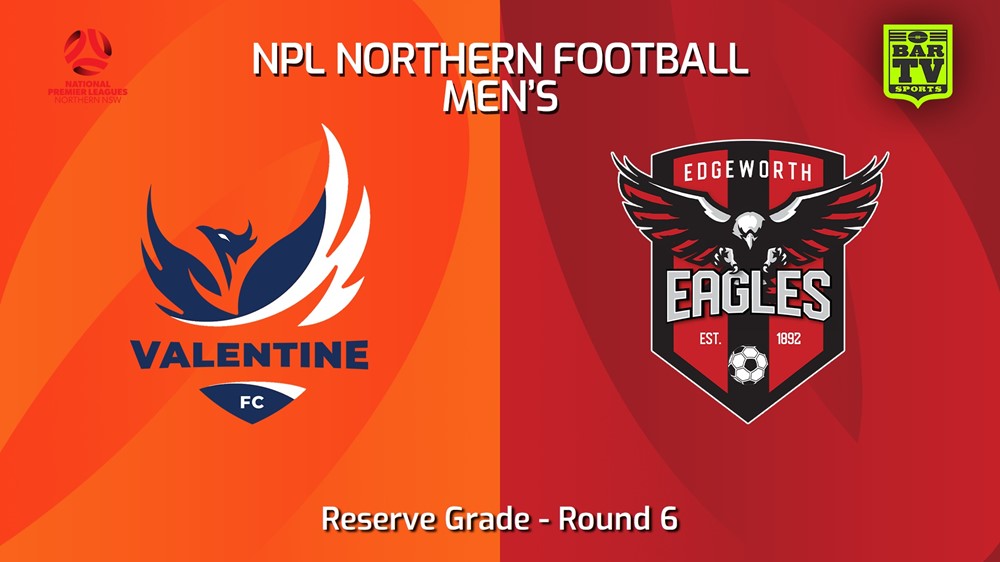 240626-video-NNSW NPLM Res Round 6 - Valentine Phoenix FC Res v Edgeworth Eagles Res Slate Image
