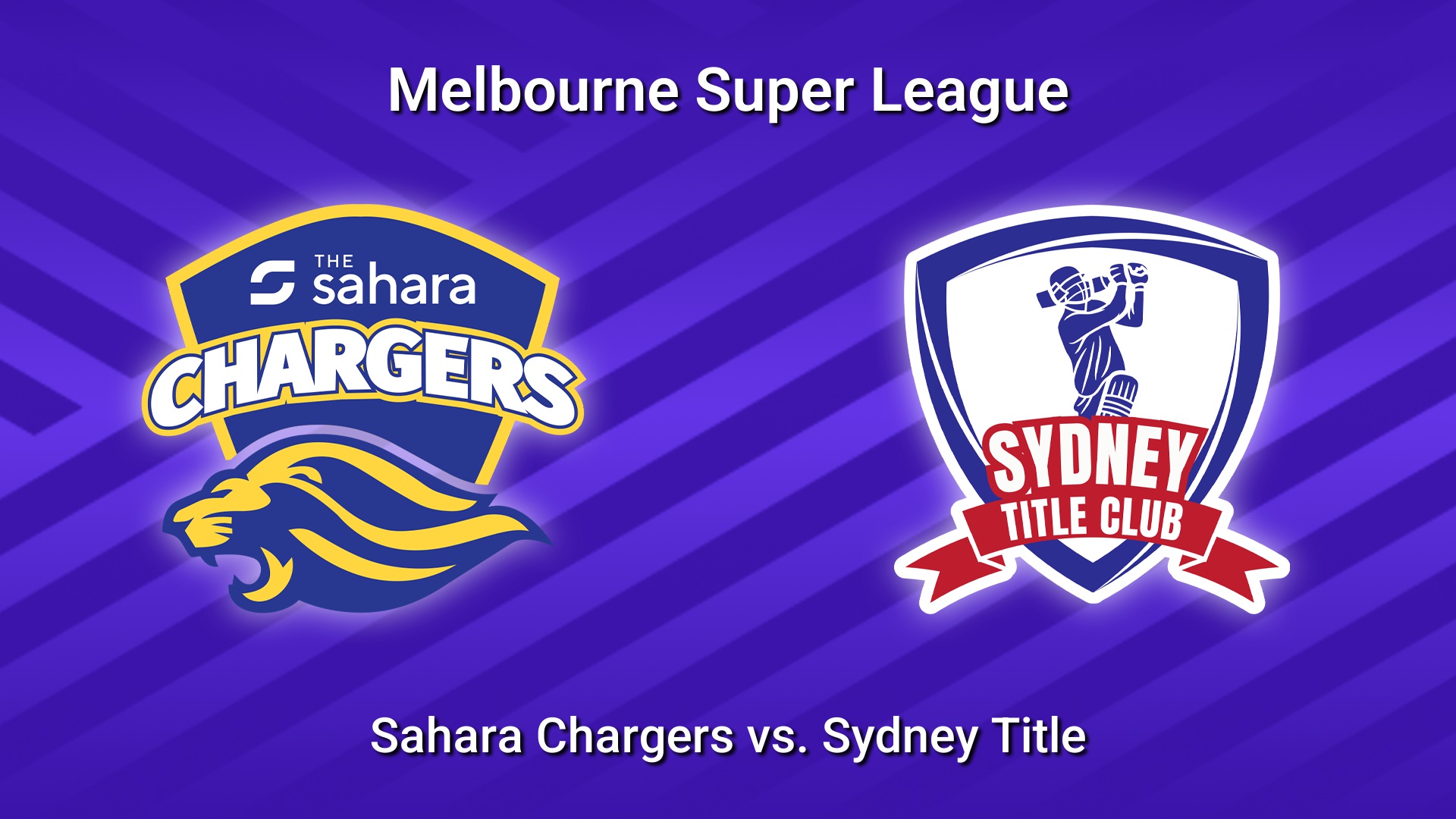 251219-video-Melbourne Super League League Matches - Sahara Chargers v Sydney Title Cricket Club Slate Image