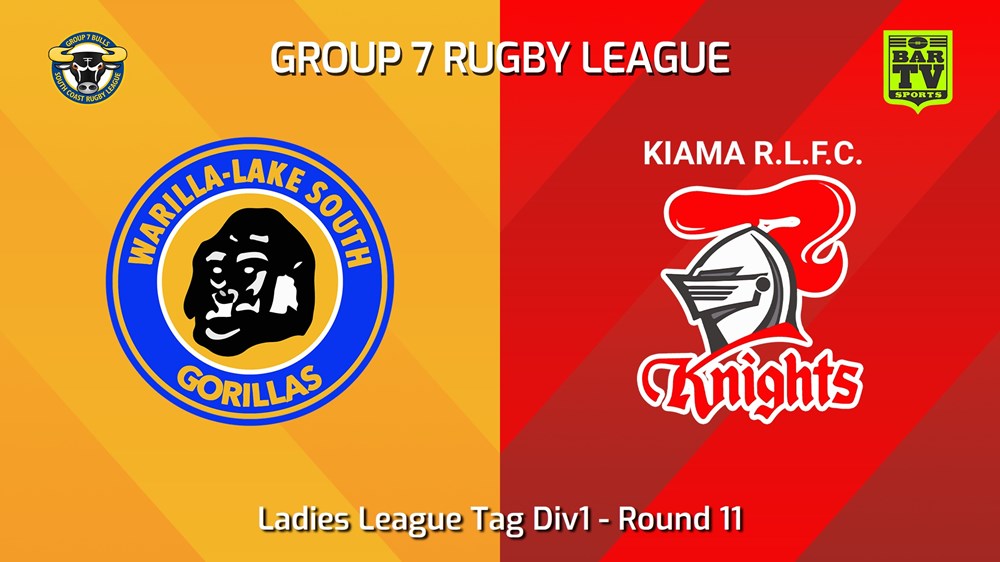 240623-video-South Coast Round 11 - Ladies League Tag Div1 - Warilla-Lake South Gorillas v Kiama Knights Slate Image