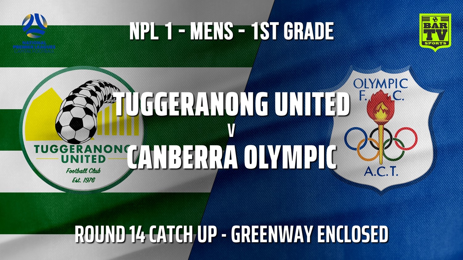 210810-Capital NPL Round 14 Catch Up - Tuggeranong United FC v Canberra Olympic FC Minigame Slate Image