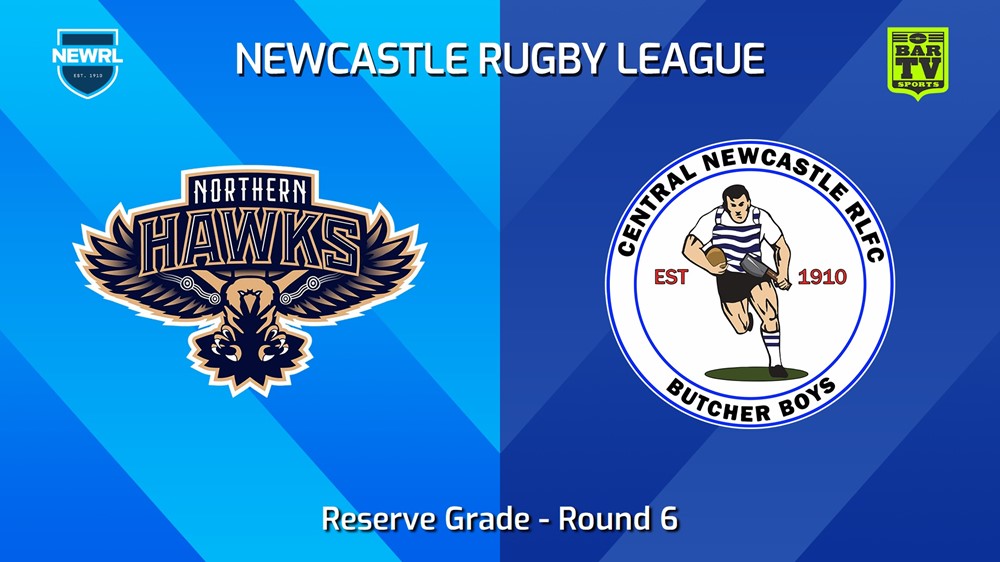 240525-video-Newcastle RL Round 6 - Reserve Grade - Northern Hawks v Central Newcastle Butcher Boys Slate Image