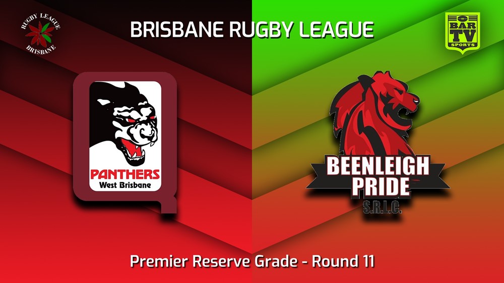 230610-BRL Round 11 - Premier Reserve Grade - West Brisbane Panthers v Beenleigh Pride Slate Image