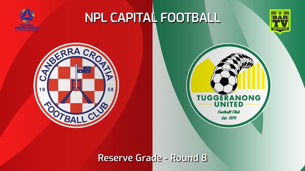 240525-video-NPL Women - Reserve Grade - Capital Football Round 8 - Canberra Croatia FC W v Tuggeranong United FC W Slate Image