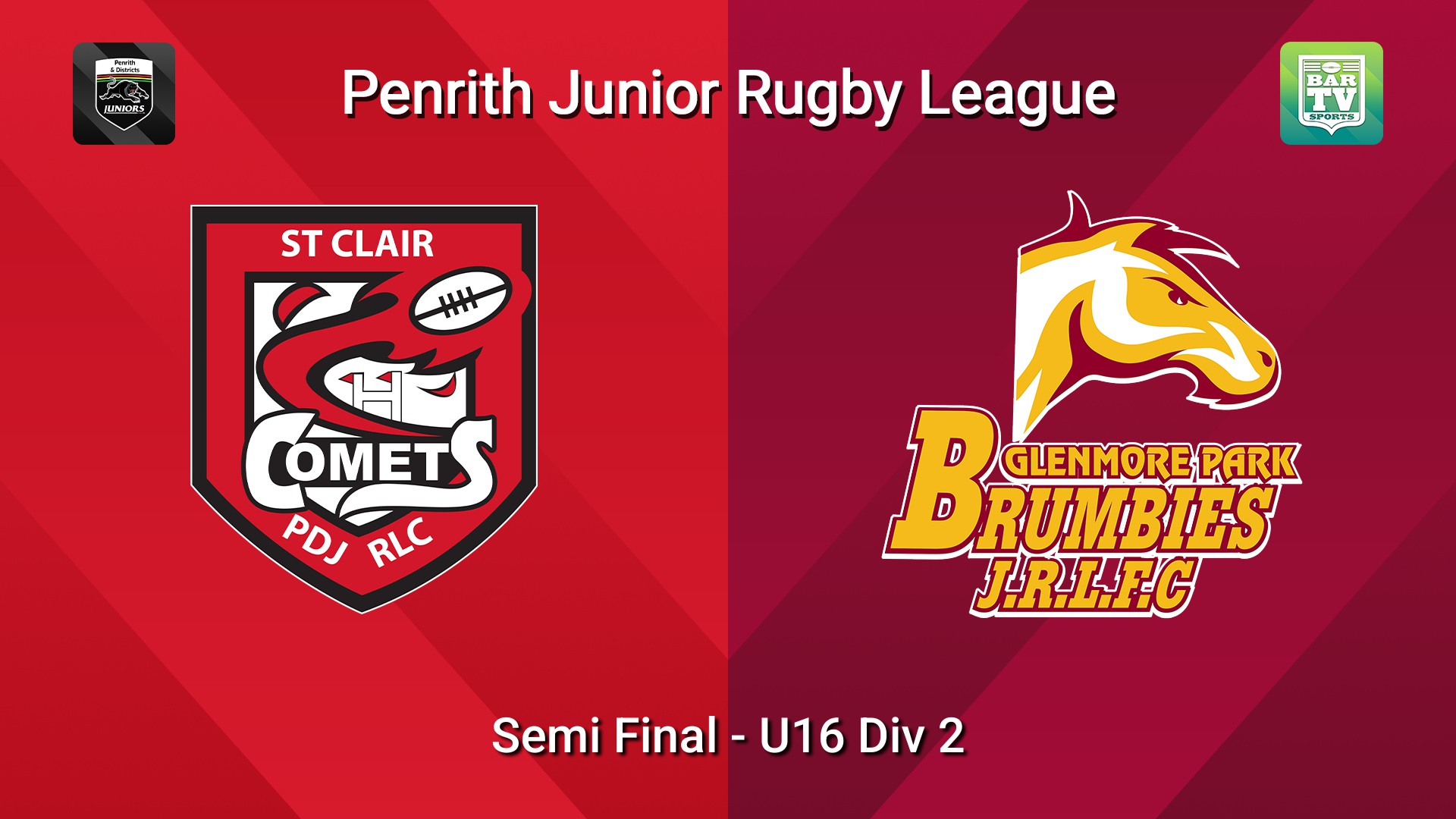260822-video-Penrith & District Junior Rugby League Semi Final - U16 Div 2 - St Clair v Glenmore Park Slate Image