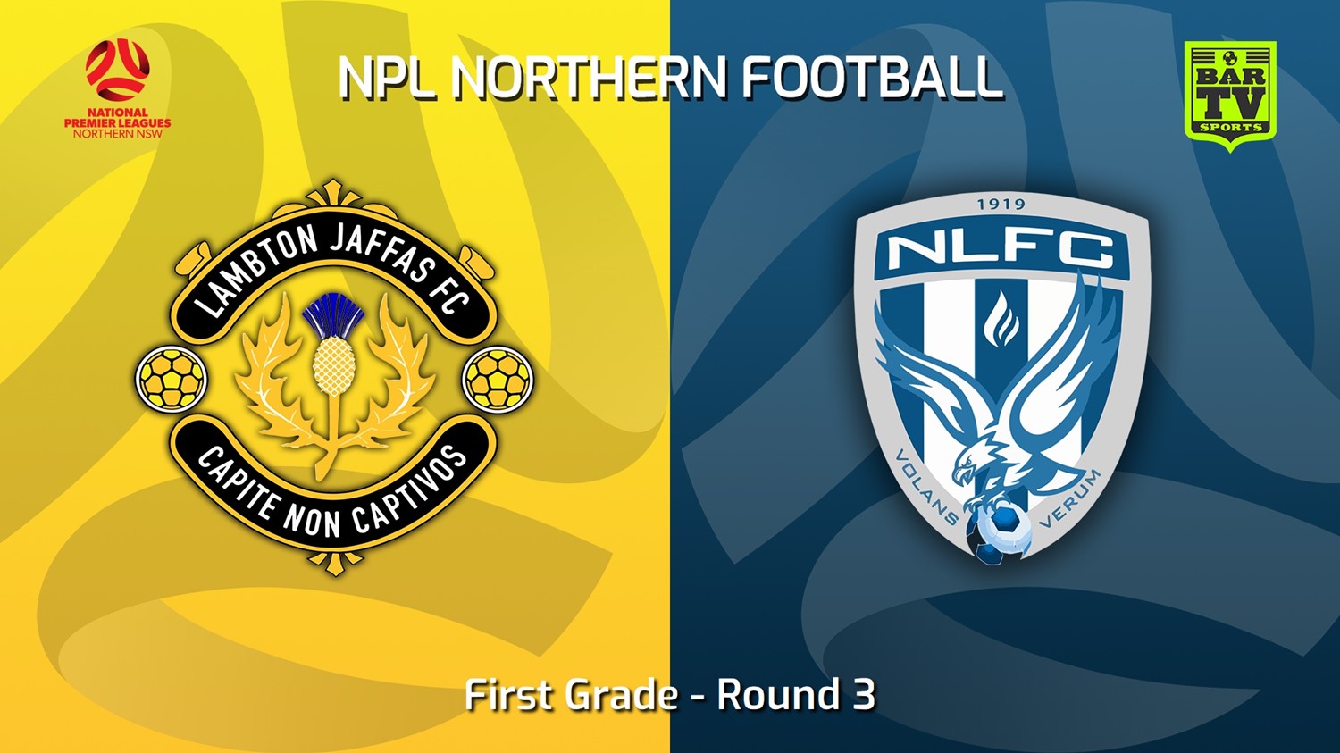 230317-NNSW NPLM Round 3 - Lambton Jaffas FC v New Lambton FC Minigame Slate Image