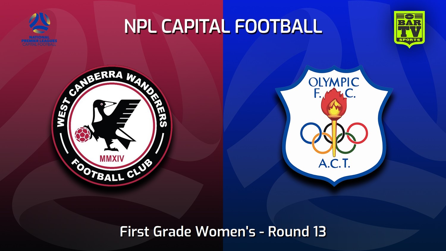 230702-Capital Womens Round 13 - West Canberra Wanderers FC (women) v Canberra Olympic FC (women) Minigame Slate Image