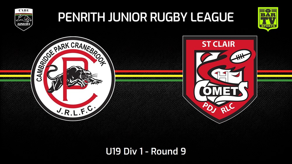 240616-video-Penrith & District Junior Rugby League Round 9 - U19 Div 1 - Cambridge Park v St Clair Slate Image