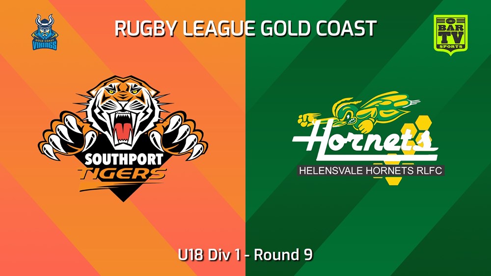 240622-video-Gold Coast Round 9 - U18 Div 1 - Southport Tigers v Helensvale Hornets Slate Image