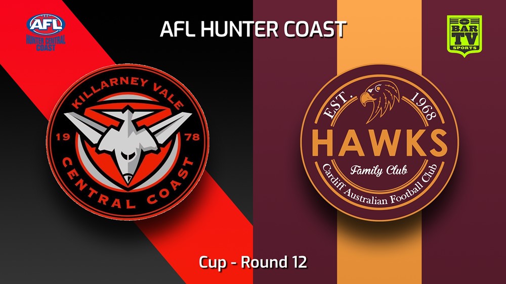 240629-video-AFL Hunter Central Coast Round 12 - Cup - Killarney Vale Bombers v Cardiff Hawks Minigame Slate Image