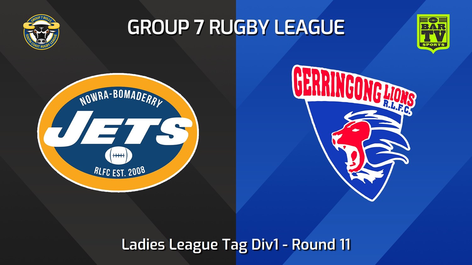 240623-video-South Coast Round 11 - Ladies League Tag Div1 - Nowra-Bomaderry Jets v Gerringong Lions Slate Image