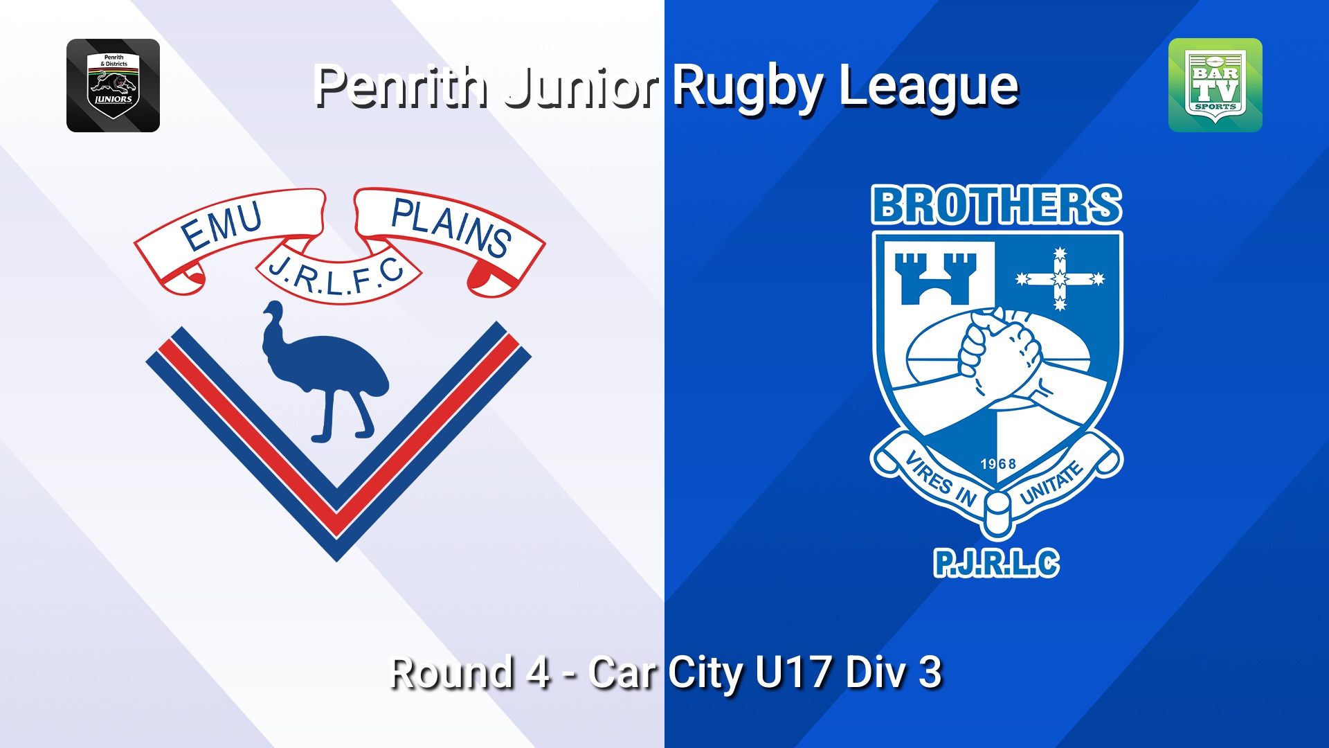 260516-video-Penrith & District Junior Rugby League Round 4 - Car City U17 Div 3 - Emu Plains v Brothers Slate Image