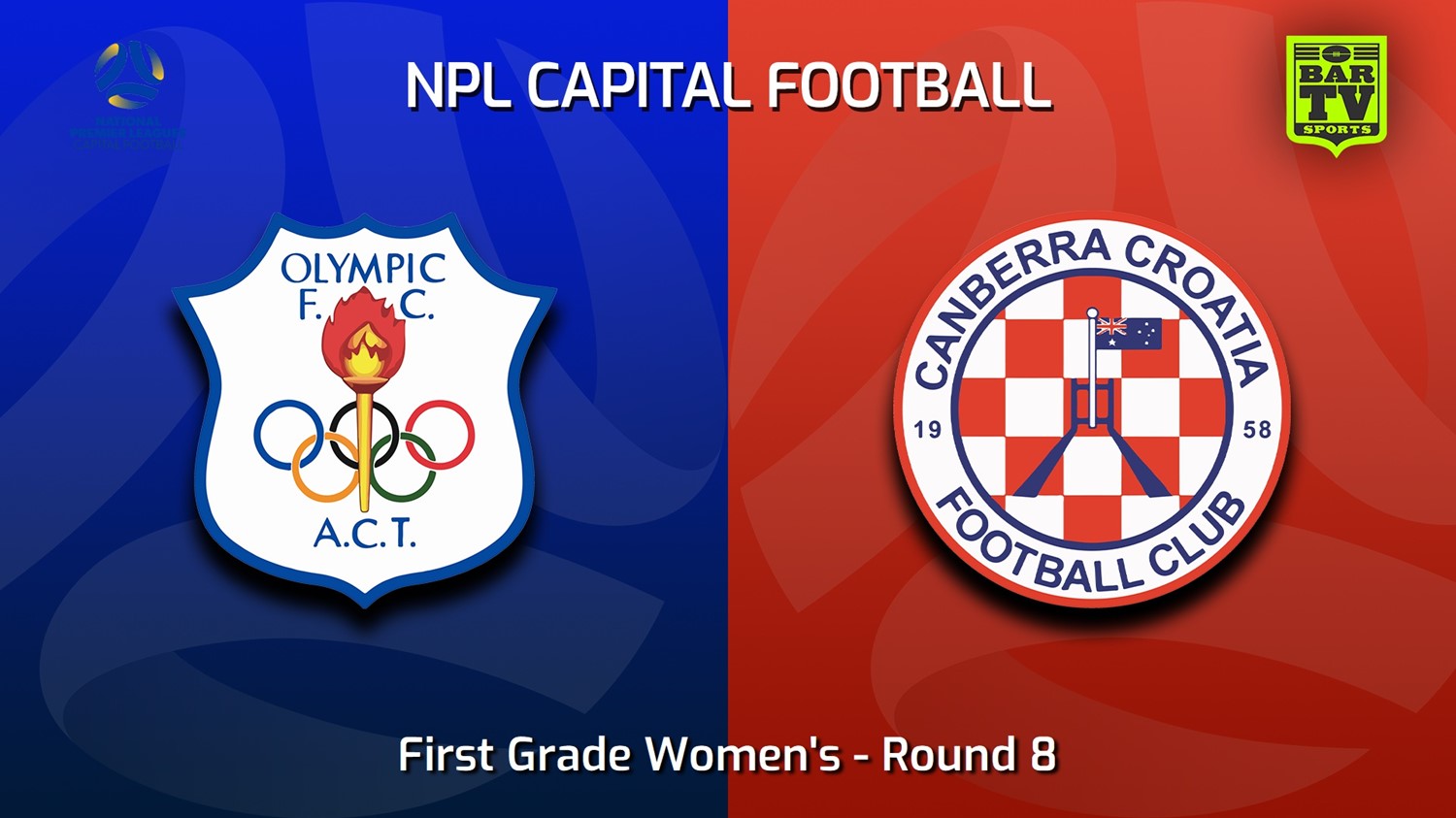 230528-Capital Womens Round 8 - Canberra Olympic FC (women) v Canberra Croaita FC (women) Minigame Slate Image