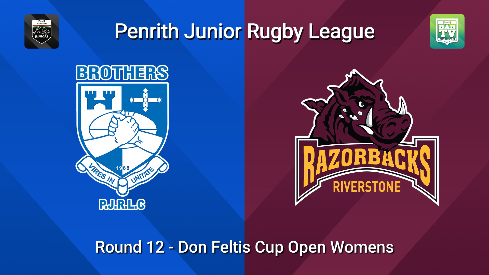 260719-video-Penrith & District Junior Rugby League Round 12 - Don Feltis Cup Open Womens - Brothers v Riverstone Slate Image