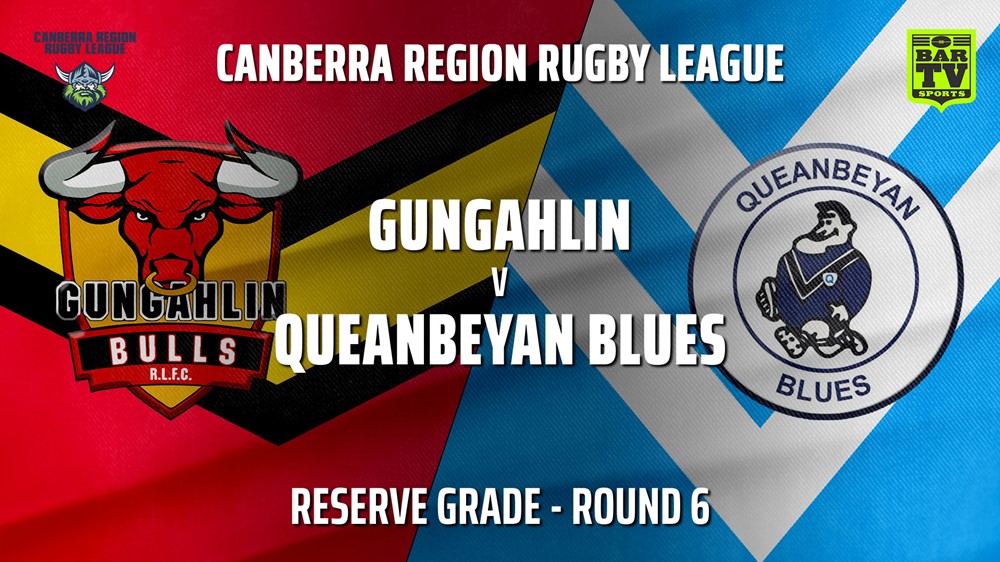 210522-CRRL Round 6 - Reserve Grade - Gungahlin Bulls v Queanbeyan Blues Slate Image