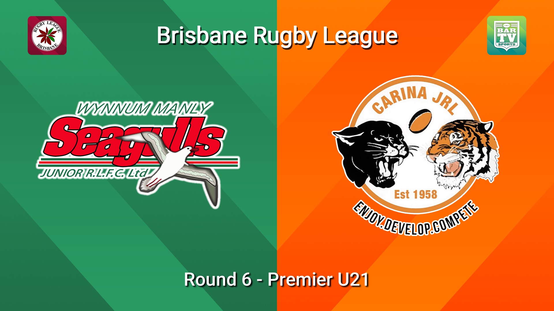 260426-video-BRL Round 6 - Premier U21 - Wynnum Manly Seagulls Juniors v Carina Juniors Slate Image