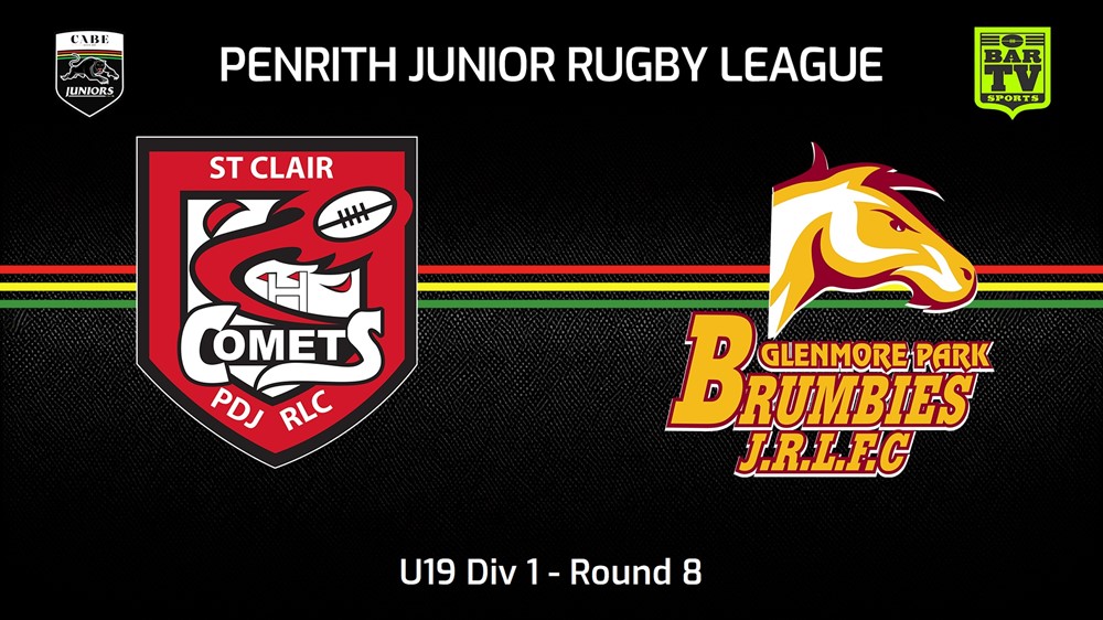 240602-video-Penrith & District Junior Rugby League Round 8 - U19 Div 1 - St Clair v Glenmore Park Brumbies Slate Image