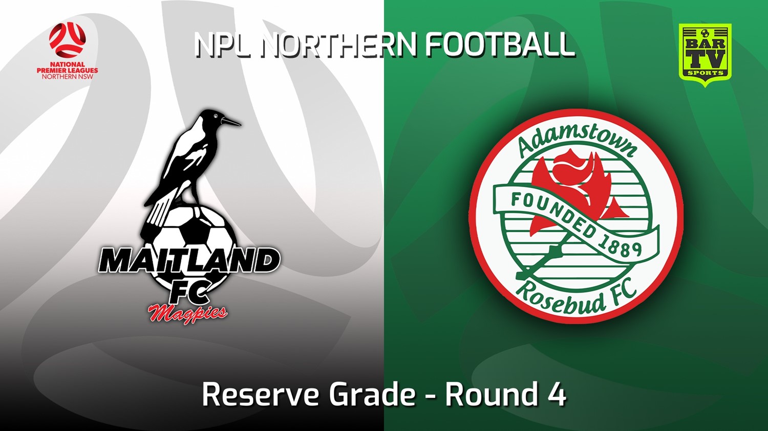 220405-NNSW NPLM Res Round 4 - Maitland FC Res v Adamstown Rosebud FC Res Minigame Slate Image