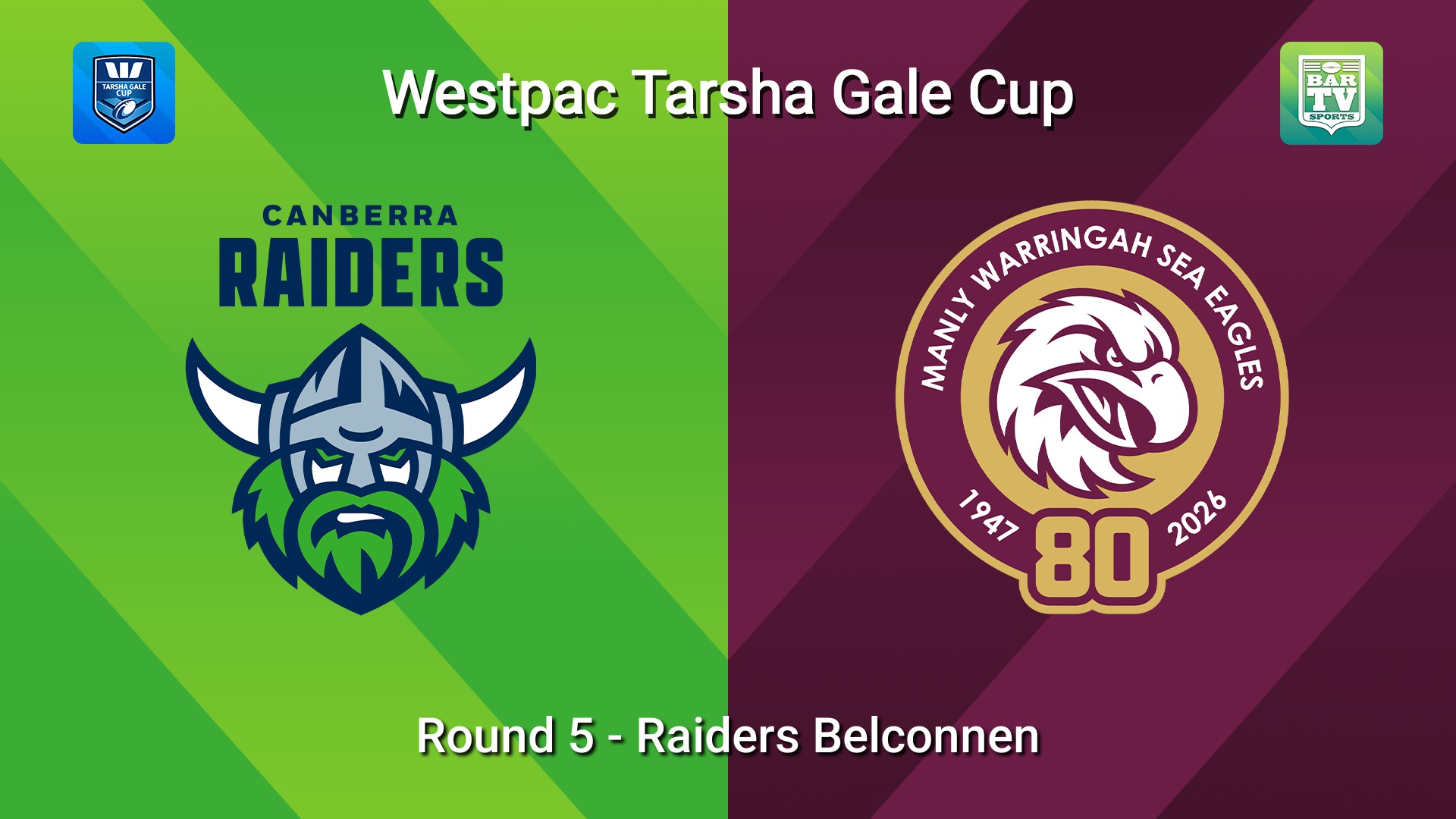260307-video-Westpac Tarsha Gale Cup Round 5 - Canberra Raiders v Manly Warringah Sea Eagles Slate Image