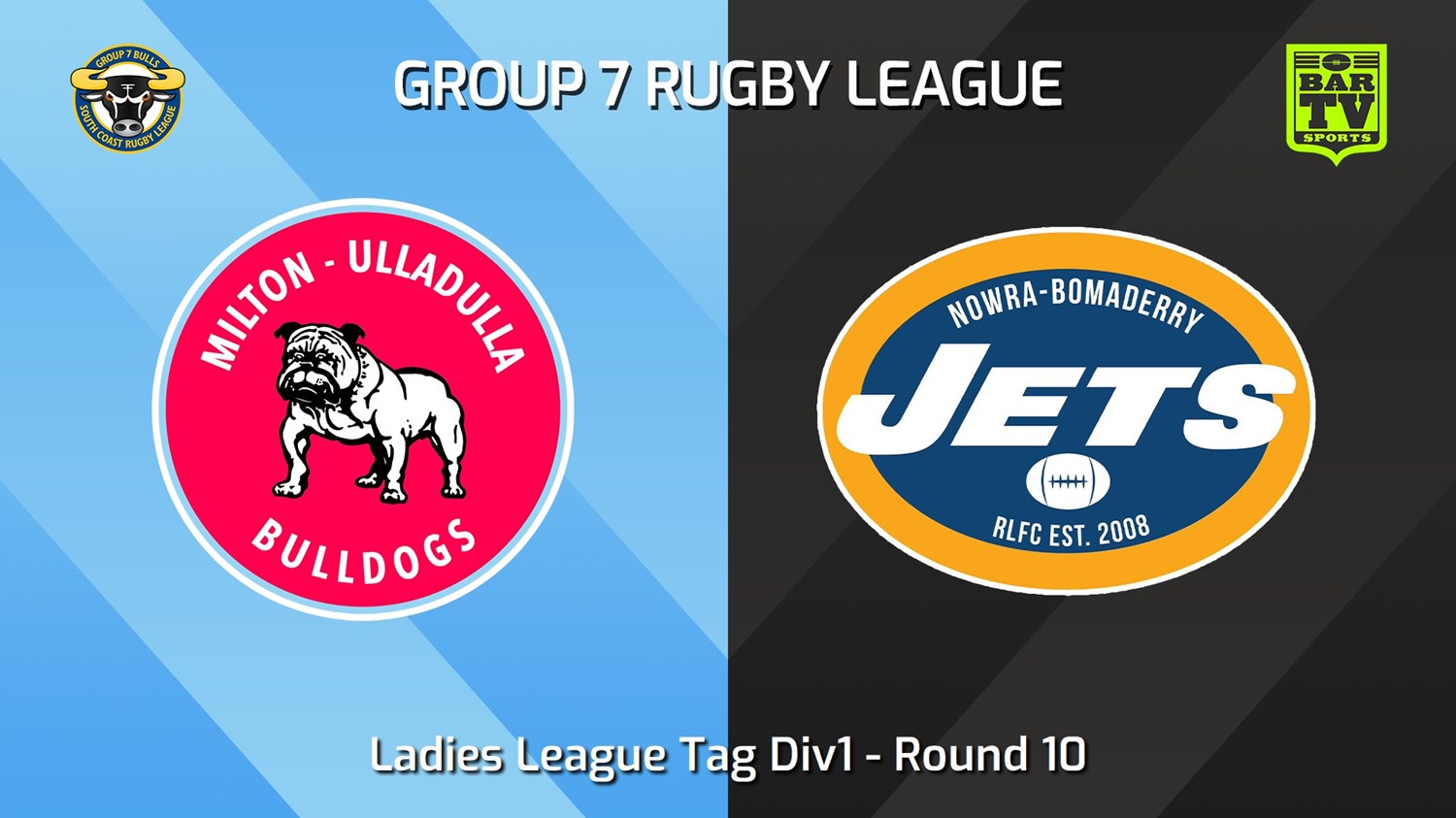 240615-video-South Coast Round 10 - Ladies League Tag Div1 - Milton-Ulladulla Bulldogs v Nowra-Bomaderry Jets Slate Image