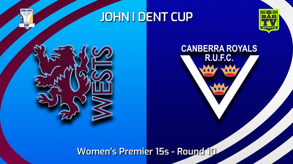 240622-video-John I Dent (ACT) Round 10 - Women's Premier 15s - Wests Lions v Canberra Royals Slate Image