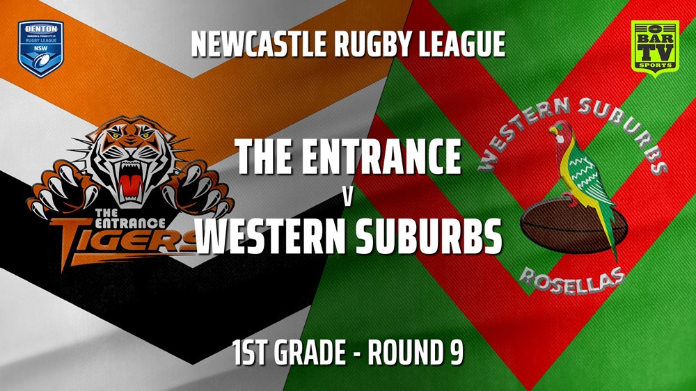 210530-Newcastle Rugby League Round 9 - 1st Grade - The Entrance Tigers v Western Suburbs Rosellas Slate Image