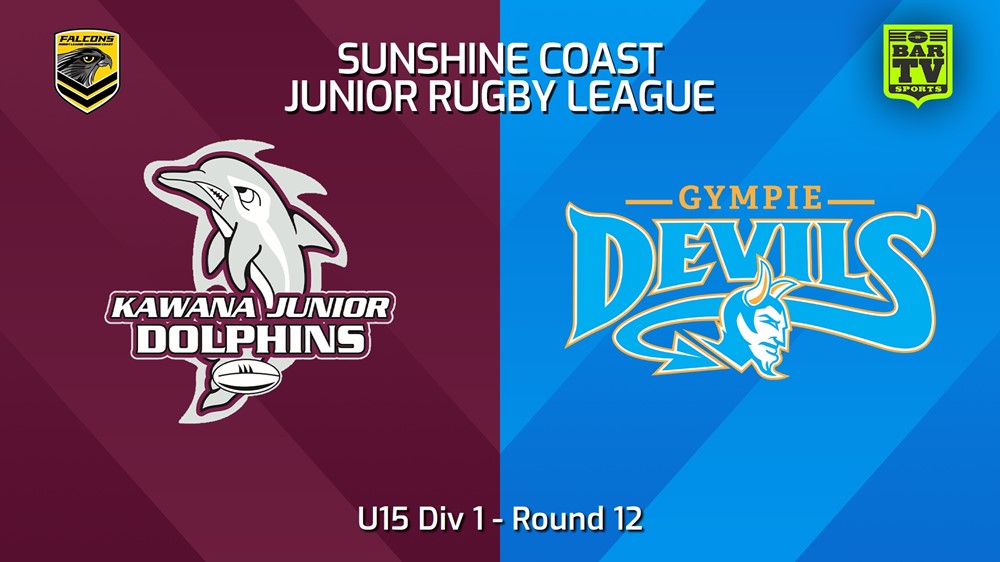 240621-video-Sunshine Coast Junior Rugby League Round 12 - U15 Div 1 - Kawana Dolphins JRL v Gympie Devils JRL Slate Image