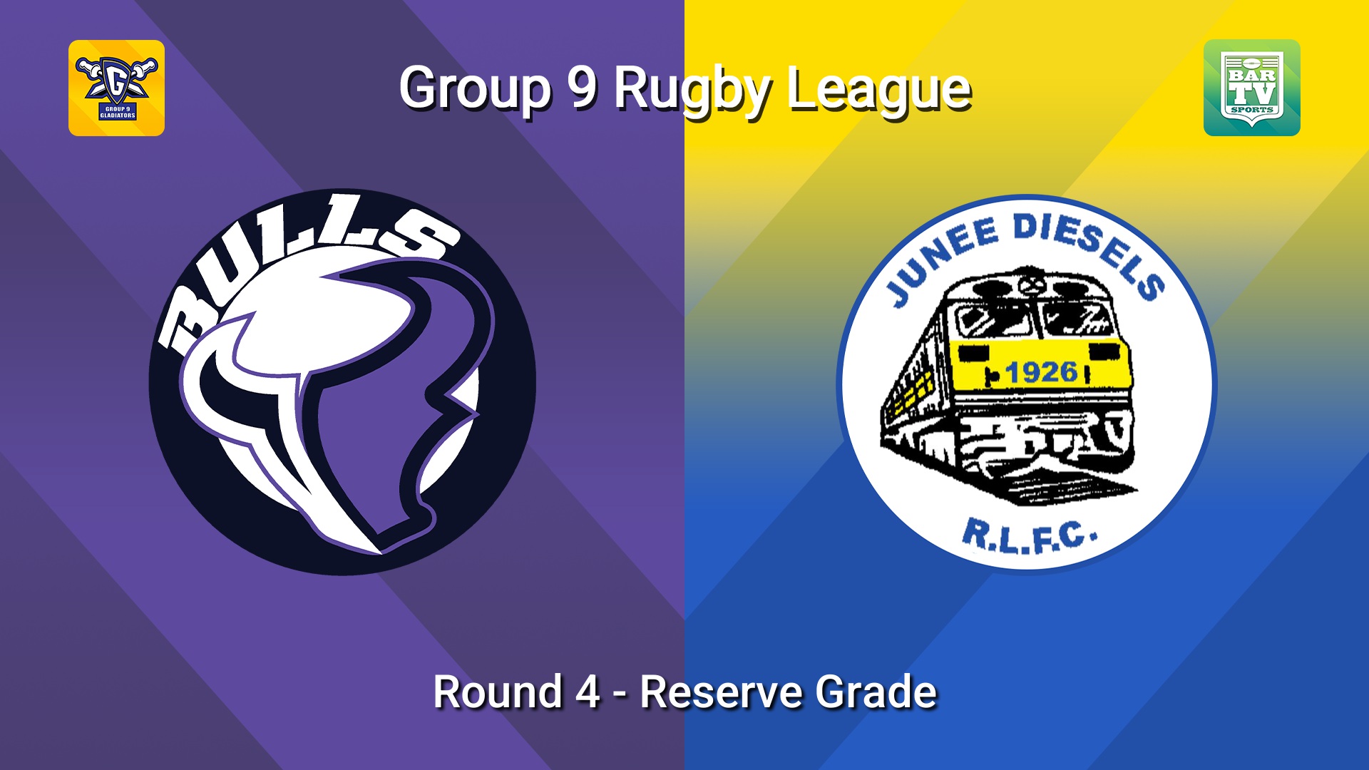 260517-video-Group 9 RL Round 4 - Reserve Grade - South City Bulls v Junee Diesels Slate Image