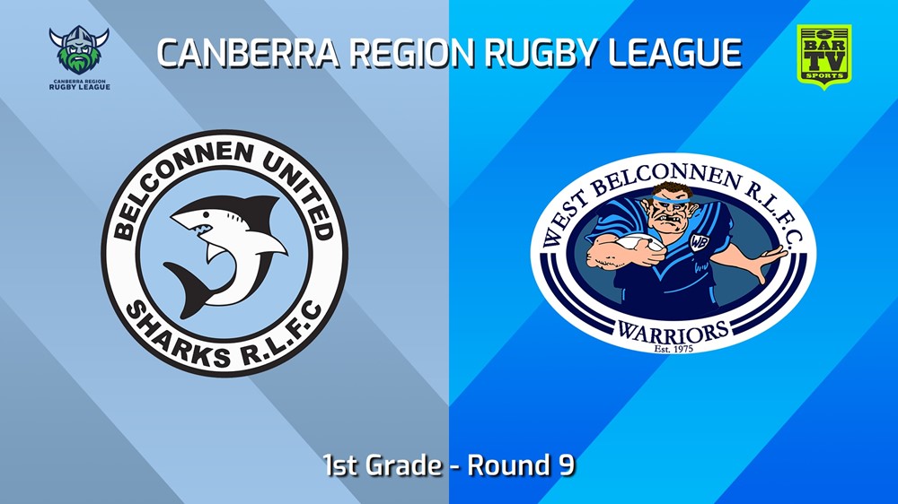 240601-video-Canberra Round 9 - 1st Grade - Belconnen United Sharks v West Belconnen Warriors Slate Image