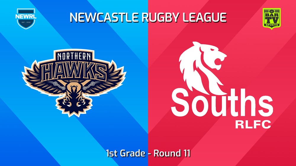 240629-video-Newcastle RL Round 11 - 1st Grade - Northern Hawks v South Newcastle Lions Slate Image