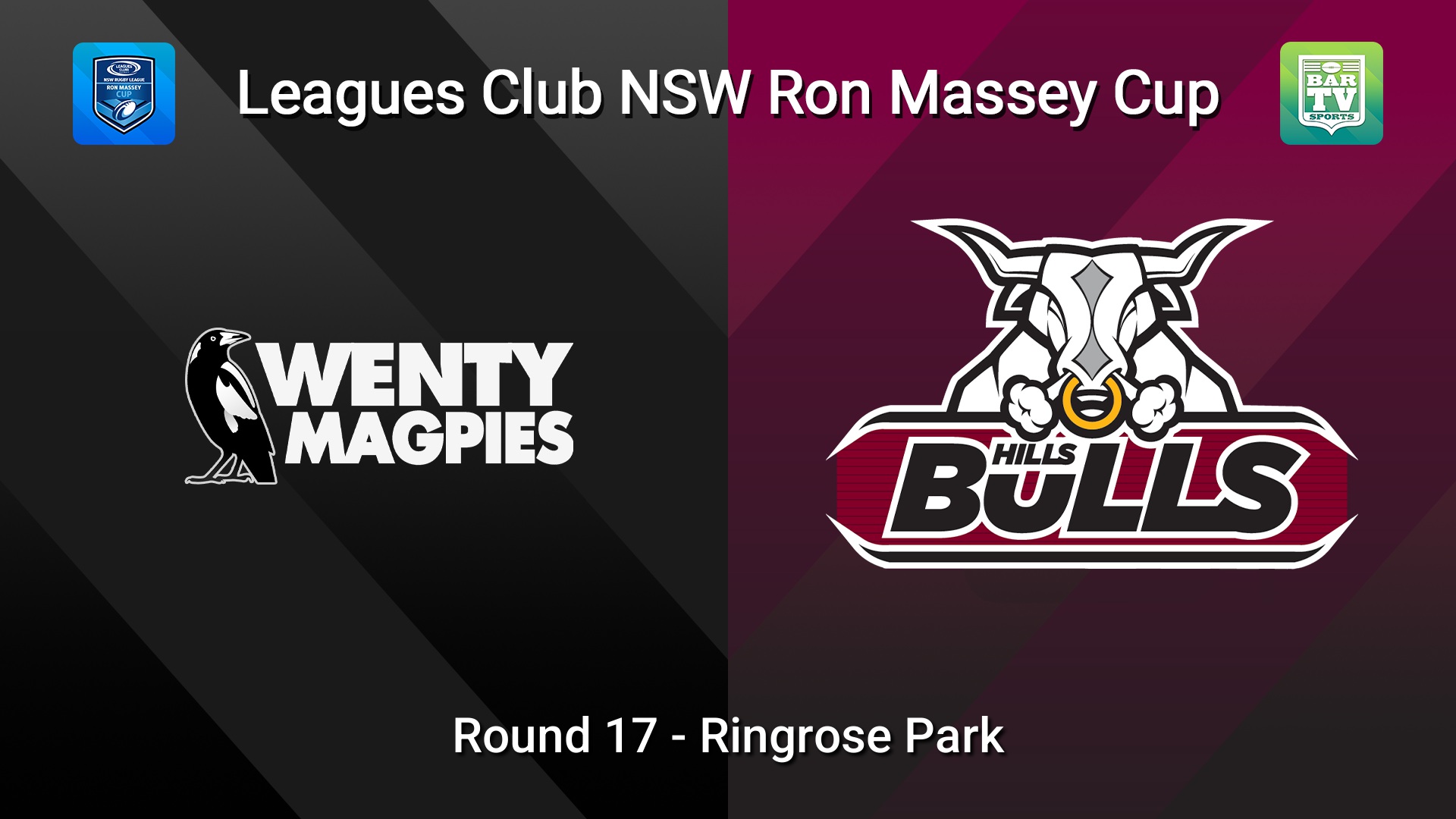 260801-video-Ron Massey Cup Round 17 - Wentworthville Magpies  v Hills Bulls Slate Image