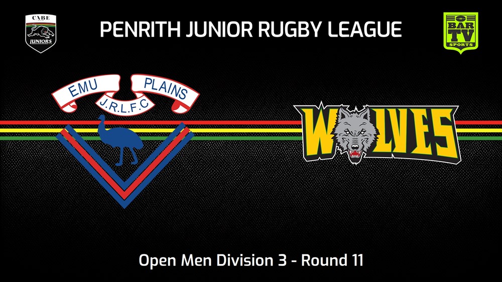 240630-video-Penrith & District Junior Rugby League Round 11 - Open Men Division 3 - Emu Plains RLFC v Windsor Wolves Slate Image