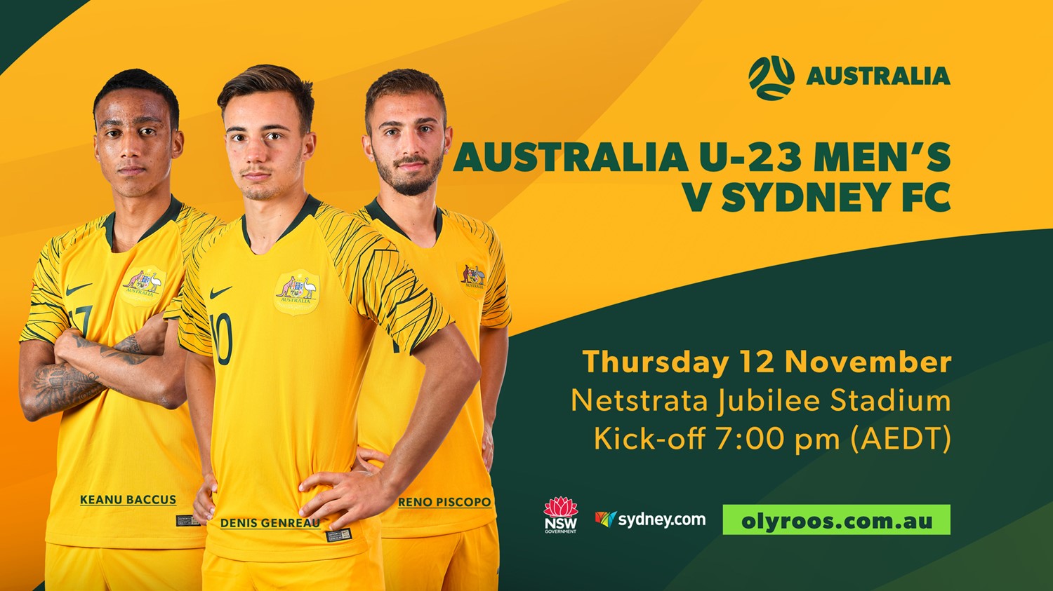 International Friendly - Australia U23s v Sydney FC Minigame Slate Image
