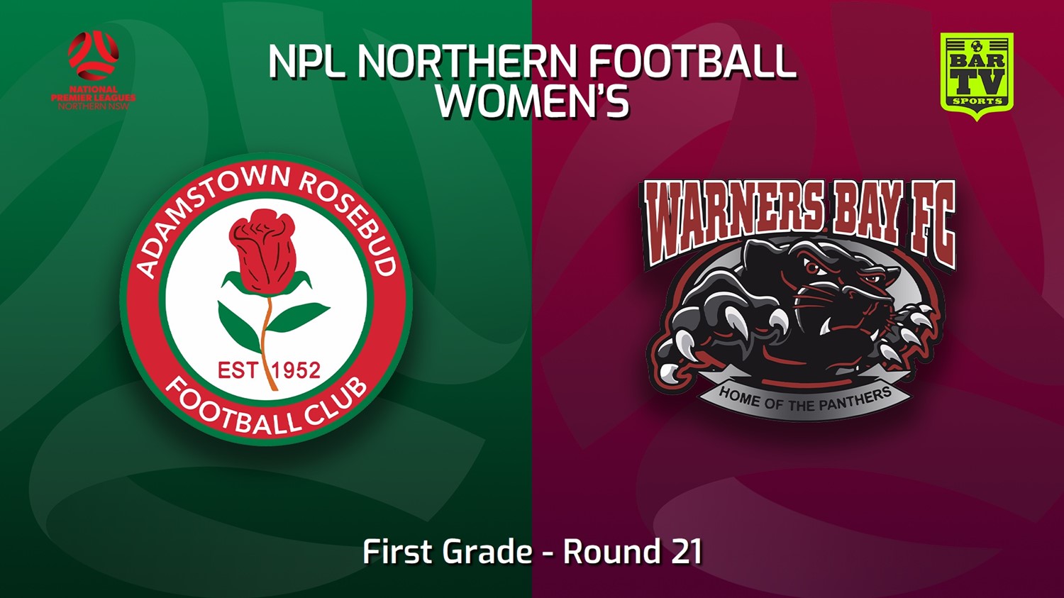 220911-NNSW NPLW Round 21 - Adamstown Rosebud JFC W v Warners Bay FC W Minigame Slate Image