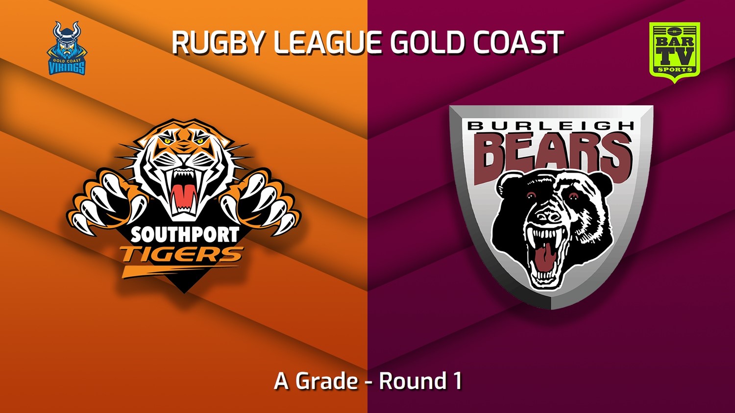 230416-Gold Coast Round 1 - A Grade - Southport Tigers v Burleigh Bears Minigame Slate Image