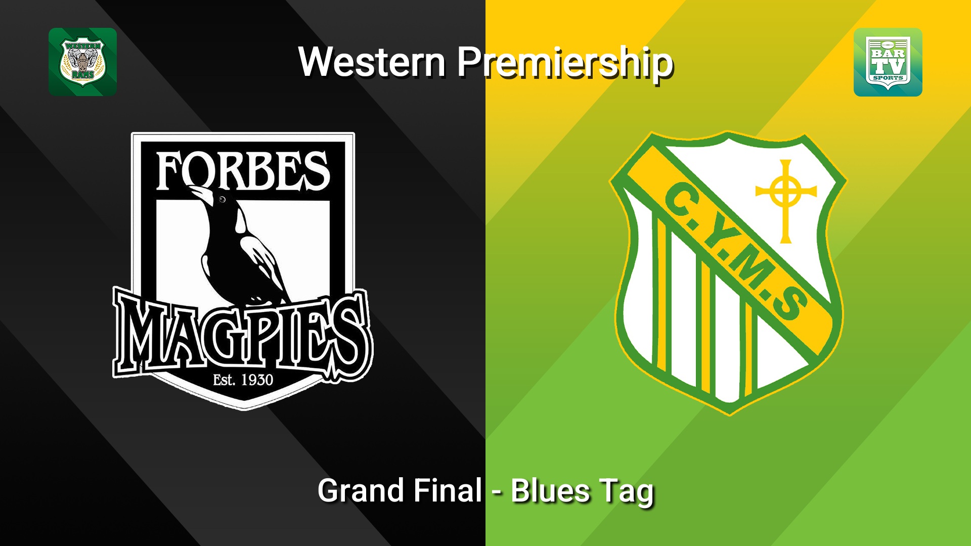 260906-video-Western Premiership Grand Final - Blues Tag - Forbes Magpies v Orange CYMS Slate Image